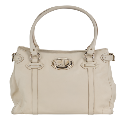 Logo-Plaque Shoulder Bag, front view